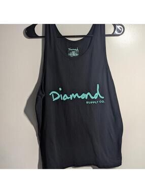 Diamond Supply Co. Script Logo Tank Top